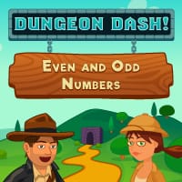 Adventure Man Dungeon Dash - Even and Odd Numbers