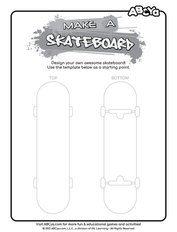 Make a Skateboard • ABCya!
