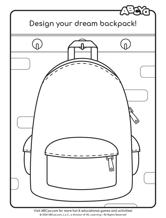 Make a Backpack • ABCya!