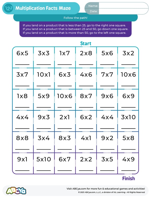 multiplication-fact-maze-abcya