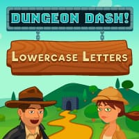 Adventure Man Dungeon Dash - Lowercase Letters