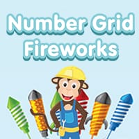 Number Grid Fireworks