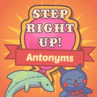 Step Right Up - Antonyms
