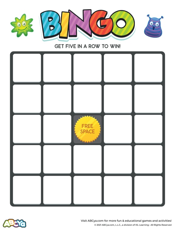 Bingo! • ABCya!