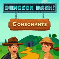 Adventure Man Dungeon Dash - Consonants