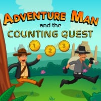 Adventure Man and the Counting Quest • ABCya!