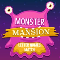 Monster Mansion - Letter Names Match