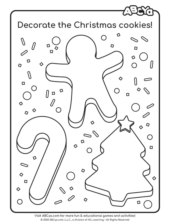 Make a Christmas Cookie • ABCya!