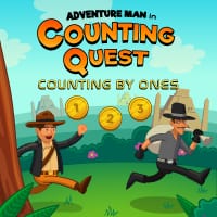Adventure Man in Counting Quest: Counting by Ones